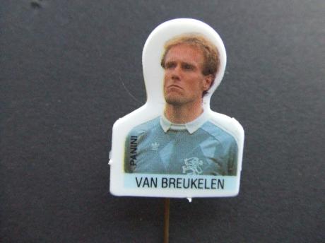 Nederlands voetbalelftal Hans van Breukelen doelman Panini